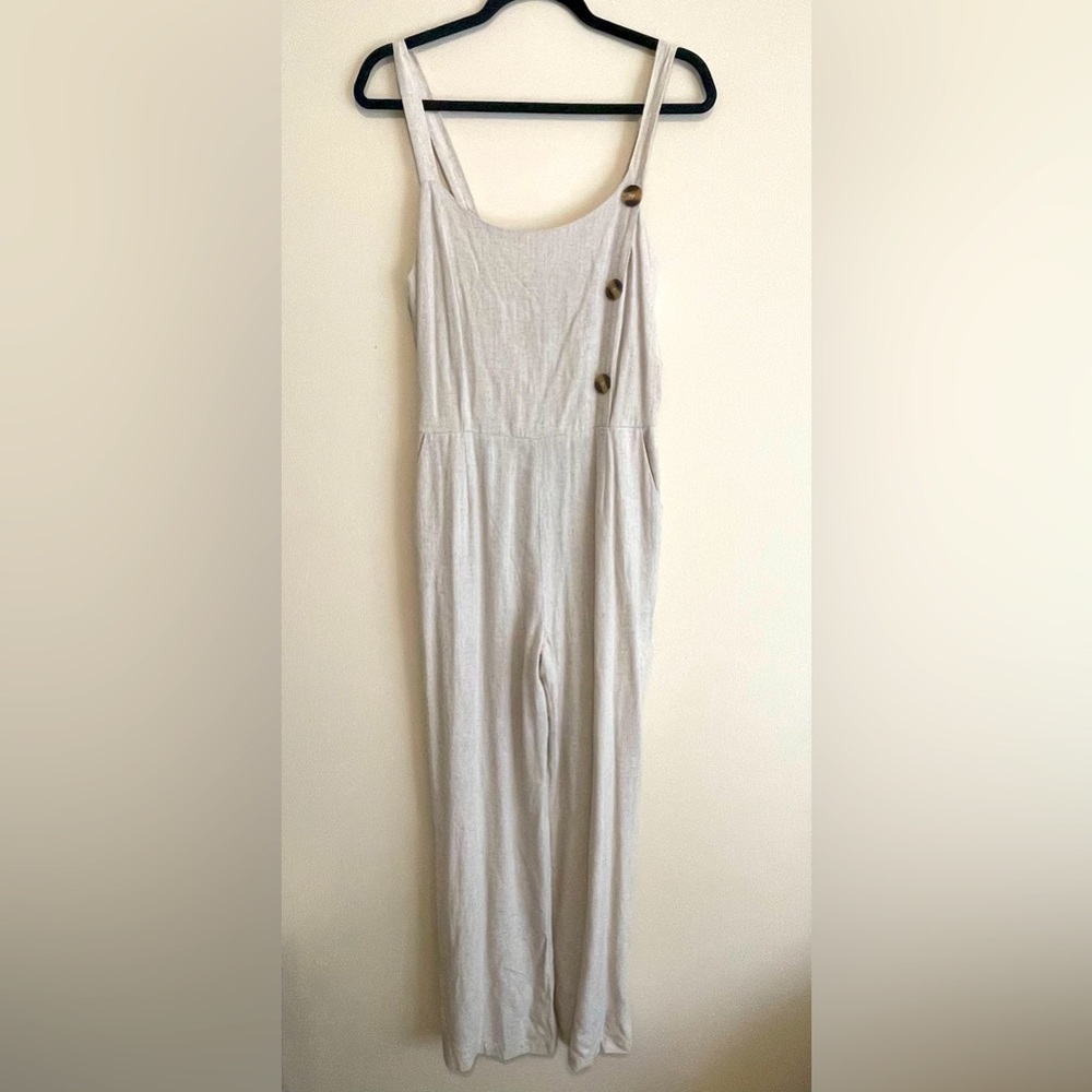 NWT One Clothing Los Angeles Jumpsuit With  Hidden Zipper Women Size L US